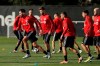 Toronto FC players take part in a training session, Friday, Nov. 8, 2019, in Tukwila, Wash. For the second day in a row, players from Toronto FC, the Montreal Impact and Vancouver Whitecaps skipped training Tuesday as MLS and its Players Association remained at odds in an apparent labour impasse. THE CANADIAN PRESS/AP-Ted S. Warren