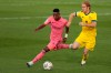 /rn5/, left, and Cadiz's Alex Fernandez fight for possession during the Spanish La Liga soccer match between Real Madrid and Cadiz at the Alfredo di Stefano stadium in Madrid, Spain, Saturday, Oct. 17, 2020. (AP Photo/Bernat Armangue)