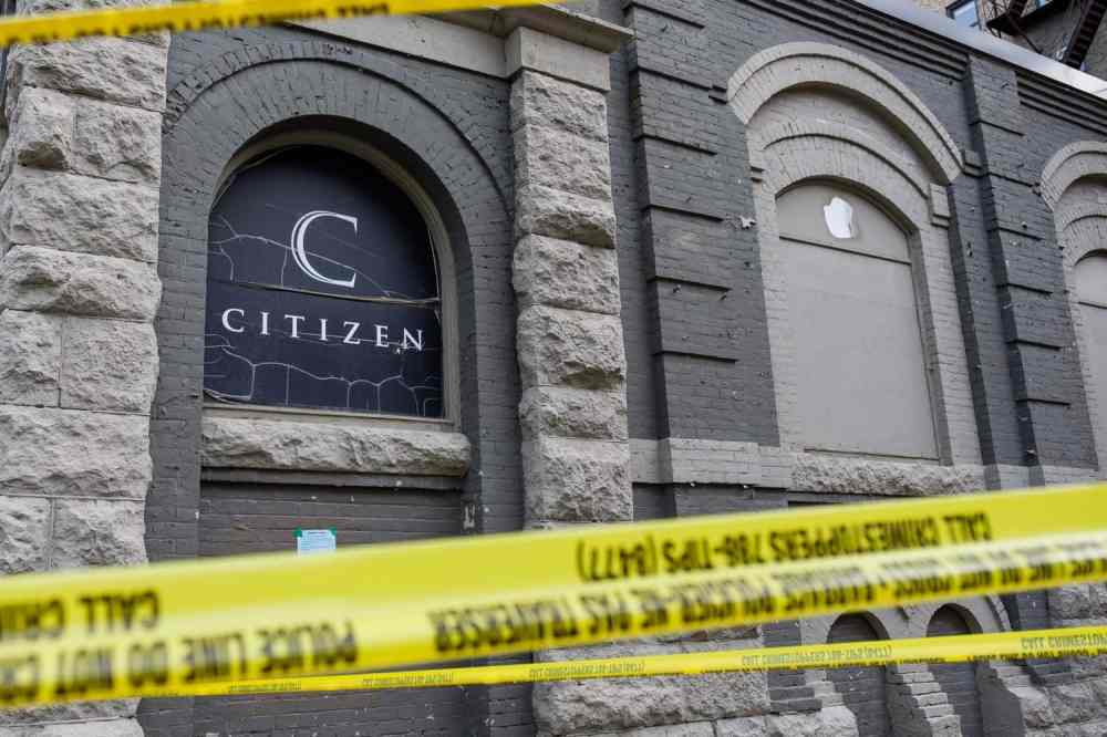 A notorious Exchange District bar that was the site of a deadly shooting last fall is prompting a city councillor to call for residents to have a say on which establishments set up shop in their neighbourhoods. (Daniel Crump / Free Press files)
