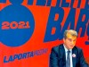 Joan Laporta, former president and pre candidate to presidency of FC Barcelona, speaks during an interview for The Associated Press in Barcelona, Spain, Sunday, Dec. 27, 2020. Laporta is one of a handful of candidates who hope to become Barcelona‚Äôs next president in an election called for Jan. 24, and he believes he is the best man to convince Lionel Messi to stay put at Camp Nou. (AP Photo/Hernan Muv±oz)