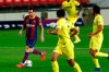 Barcelona's Lionel Messi controls the ball during the Spanish La Liga soccer match between FC Barcelona and Villareal FC at the Camp Nou stadium in Barcelona, Spain, Friday, Sept. 27, 2020. (AP Photo/Joan Monfort)