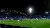 Getafe and FC Barcelona players play a soccer during the Spanish La Liga soccer match at the Alfonso Perez stadium in Getafe, Spain, Saturday, Oct. 17, 2020. (AP Photo/Manu Fernandez)
