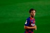 Barcelona's Ivan Rakitic runs for the ball during the Spanish La Liga soccer match between FC Barcelona and RCD Espanyol at the Camp Nou stadium in Barcelona, Spain, Wednesday, July 8, 2020. (AP Photo/Joan Monfort)