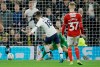 Tottenham's Giovani Lo Celso scores his side's first goal during the English FA Cup third round replay soccer match between Tottenham Hotspur and Middlesbrough FC at the Tottenham Hotspur Stadium in London, Tuesday, Jan. 14, 2020.(AP Photo/Matt Dunham)