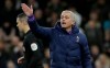 Tottenham's manager Jose Mourinho gestures during the English FA Cup third round replay soccer match between Tottenham Hotspur and Middlesbrough FC at the Tottenham Hotspur Stadium in London, Tuesday, Jan. 14, 2020.(AP Photo/Matt Dunham)