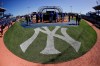 Toronto Blue Jays take batting practice before a baseball game against the New York Yankees Saturday, Feb. 22, 2020, in Tampa. (AP Photo/Frank Franklin II)