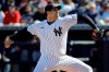 New York Yankees' Luis Cessa delivers a pitch during the fifth inning of a spring training baseball game against the Toronto Blue Jays Saturday, Feb. 22, 2020, in Tampa. (AP Photo/Frank Franklin II)