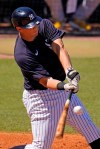 New York Yankees' DJ LeMahieu hits a three-run home run off Pittsburgh Pirates pitcher JT Brubaker during the second inning of a spring training exhibition baseball game in Tampa, Fla., Saturday, March 13, 2021. (AP Photo/Gene J. Puskar