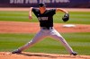 New York Yankees starting pitcher Corey Kluber delivers during the second inning of a spring training exhibition baseball game against the Philadelphia Phillies in Clearwater, Fla., Sunday, March 28, 2021. (AP Photo/Gene J. Puskar)