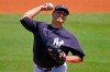 New York Yankees pitcher Jhoulys Chacin delivers during the first inning of a spring training exhibition baseball game against the Toronto Blue Jays in Tampa, Fla., Saturday, March 27, 2021. (AP Photo/Gene J. Puskar)