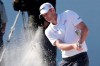 Brendan Steele hits from a bunker on the 16th hole during the second round of the Honda Classic golf tournament, Friday, Feb. 28, 2020, in Palm Beach Gardens, Fla. (AP Photo/Lynne Sladky)