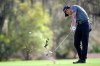 Collin Morikawa hits from the ninth fairway during the final round of the Workday Championship golf tournament Sunday, Feb. 28, 2021, in Bradenton, Fla. (AP Photo/Phelan M. Ebenhack)