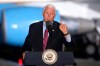Vice President Mike Pence speaks to supporters Saturday Oct. 24, 2020 in Tallahassee, Fla. Battleground Florida was again a central focus of the presidential campaign Saturday as President Donald Trump, Vice President Mike Pence and former President Barack Obama all had high-profile events in the state. (AP Photo/Steve Cannon)
