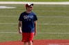 Washington Nationals pitcher Max Scherzer walks back to the clubhouse after spring training baseball practice Thursday, Feb. 25, 2021, in West Palm Beach, Fla. (AP Photo/Jeff Roberson)