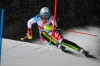 Switzerland's Wendy Holdener speeds down the course during an alpine ski, women's World Cup slalom in Flachau, Austria, Tuesday, Jan. 12, 2021. (AP Photo/Marco Trovati)