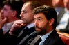 FILE - In this Monday, Dec. 17, 2018 filer, UEFA president Aleksander Ceferin, center, and the Chairman of the European Club Association, ECA, Italy's Andrea Agnelli, right, attend the drawing of the matches for the Champions League 2018/19 Round of 16, at the UEFA headquarters in Nyon, Switzerland. The 12 European clubs planning to start a breakaway Super League have told the leaders of FIFA and UEFA that they have begun legal action aimed at fending off threats to block the competition. A letter has been sent by the group of English, Spanish and Italian clubs to FIFA President Gianni Infantino and UEFA counterpart Aleksander Ceferin saying the Super League has already been underwritten by a grant of $5.5 billion from a financial institution. (Salvatore Di Nolfi/Keystone via AP)