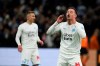 Marseille's Florian Thauvin gestures during the French League One soccer match between Marseille and Amiens at the Velodrome stadium in Marseille, southern France, Friday, March 6, 2020. The match ended in a 2-2 draw. (AP Photo/Daniel Cole)
