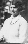 In this photo from the late 1920s, Marion Hollins is shown in Pebble Beach, Calif. Marion Hollins is the latest inductee for the World Golf Hall of Fame. She was a visionary in golf course architecture. She financed and developed a club only for women in New York in the early 1920s. And she was the brains behind Cypress Point Club and Pasatiempo in California. Hollins was elected through the contributor category. Hollins died in 1944 when she was 51. The Hall of Fame announced her election Friday, April 17, 2020. (Julian P. Graham/Loon Hill Studios via AP)