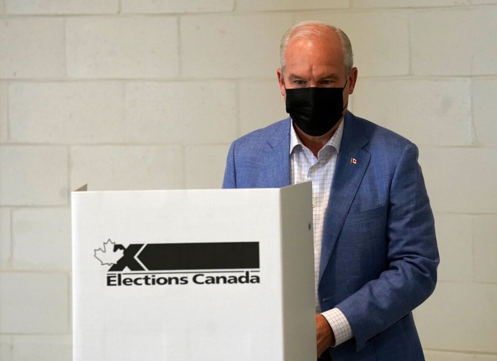 CP
Conservative Leader Erin O'Toole's position on gun control and weak messaging on pandemic measures clearly did not resonate with Canadians. (Adrian Wyld / The Canadian Press)