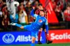 Motagua's Roberto Aldana, front, and Atlanta United's Fernando Meza vie for a head ball during the first half of a CONCACAF Champions League soccer match Tuesday, Feb. 25, 2020, in Kennesaw, Ga. (John Amis/Atlanta Journal-Constitution via AP)