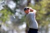 Rory McIlroy tees off on the fourth hole during a practice round for the Masters golf tournament at Augusta National Golf Club on Wednesday, April 7, 2021, in Augusta, Ga. (Curtis Compton/Atlanta Journal-Constitution via AP)