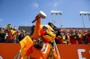 Forge FC players are speaking out in support of assistant coach Peter Reynders, whose battle to clear himself of allegations of racial comments is now into its second year. Forge FC mascot, Sparx, cheers with Forge fans during the inaugural soccer match of the Canadian Premier League between Forge FC of Hamilton and York 9 in Hamilton, Ont., Saturday, April 27, 2019. THE CANADIAN PRESS/Aaron Lynett