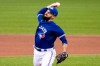 Toronto Blue Jays pitcher Matt Shoemaker delivers a pitch during MLB intrasquad baseball action in Toronto on Thursday, July 9, 2020. THE CANADIAN PRESS/Carlos Osorio
