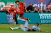 Toronto FC renews hostilities with Eastern Conference rival New York City FC on Sunday in the round of 16 at the MLS is Back Tournament. New York City FC's Alexander Callens, below, tries to tackle Toronto FC's Tsubasa Endoh during the first half of an MLS Eastern Conference semifinal soccer match in New York City, Wednesday, Oct. 23, 2019. THE CANADIAN PRESS/AP-Frank Franklin II