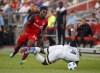 Toronto FC striker Ayo Akinola and Vancouver Whitecaps goalkeeper Thomas Hasal are up for individual awards for their play at the MLS is Back Tournament. Toronto FC's Ayo Akinola battles for the ball with Ottawa Fury FC's Nana Attakora, right, during the first half of Canadian Championship soccer action in Toronto, Wednesday, July 25, 2018. THE CANADIAN PRESS/Mark Blinch