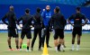Players listen to Montreal Impact head coach Thierry Henry during a practice in Montreal on Wednesday, March 4, 2020. THE CANADIAN PRESS/Paul Chiasson