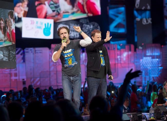 The co-founders of WE Charity are to testify before a House of Commons committee today as part of a parliamentary probe into a $912-million student-volunteer program. Craig Kielburger and Marc Kielburger speak during