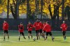Toronto FC forward Jozy Altidore, center, jogs with teammates at the start of a training session in Tukwila, Wash., Friday, Nov. 8, 2019. The Major League Soccer team is unveiling TFC Widenet, an app that evaluates young athletes six and up based on their speed and skills. In its present form, the app will help TFC find kids who are fit and fast — and measure them against their own academy products. THE CANADIAN PRESS/AP-Ted S. Warren