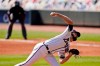 Atlanta Braves starting pitcher Ian Anderson throws against the Cincinnati Reds in Game 2 of a National League wild-card baseball series, Thursday, Oct. 1, 2020, in Atlanta. (AP Photo/John Bazemore)