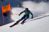United States' Breezy Johnson speeds down the course during an alpine ski, women's World Cup downhill in St. Anton, Austria, Saturday, Jan. 9, 2021. (AP Photo/Marco Trovati)