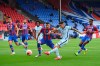 Chelsea's Christian Pulisic, second right, scores his side's second goal during the English Premier League soccer match between Crystal Palace and Burnley at Selhurst Park, in London, England, Tuesday, July 7, 2020. (Justin Tallis/Pool via AP)
