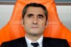 Barcelona's head coach Ernesto Valverde sits on the bench prior the Spanish Super Cup semifinal soccer match between Barcelona and Atletico Madrid at King Abdullah stadium in Jiddah, Saudi Arabia, Thursday, Jan. 9, 2020. (AP Photo/Hassan Ammar)