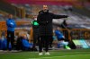 Wolverhampton Wanderers' head coach Nuno Espirito Santo gives instructions from the side line during the English Premier League soccer match between Wolves and Newcastle United at Molineux Stadium in Wolverhampton, England, Sunday, Oct. 25, 2020. (Nick Potts/Pool Photo via AP)