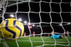 Arsenal's goalkeeper Bernd Leno, right, fails to save the ball as Manchester City's Kevin De Bruyne scores his side's third goal during the English Premier League soccer match between Arsenal and Manchester City, at the Emirates Stadium in London, Sunday, Dec. 15, 2019. (AP Photo/Ian Walton)