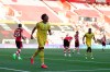 Arsenal's Joe Willock, left, celebrates with his teammates after scoring his side's second goal during the English Premier League soccer match between Southampton and Arsenal at St Mary's Stadium, in Southampton, England, Thursday, June 25, 2020. (Cath Ivill/Pool via AP)