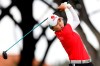 Hyo Joo Kim, of South Korea, watches her shot from the second tee during the final round of the Lotte Championship golf tournament Saturday, April 17, 2021, in Kapolei, Hawaii. (AP Photo/Marco Garcia)