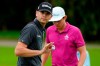 Brendan Steele waves to the gallery after saving par on the first green during the third round of the Sony Open PGA Tour golf event, Saturday, Jan. 11, 2020, at Waialae Country Club in Honolulu. (AP Photo/Matt York)
