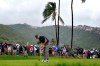 Brendan Steele putts on the first green during the final round of the Sony Open PGA Tour golf event, Sunday, Jan. 12, 2020, at Waialae Country Club in Honolulu. (AP Photo/Matt York)