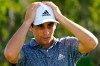 Joaquin Niemann walks off the 18th green after making birdie during first round of the Tournament of Champions golf event, Thursday, Jan. 2, 2020, at Kapalua Plantation Course in Kapalua, Hawaii. (AP Photo/Matt York)