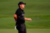 Patrick Reed reacts to missing his putt on the third playoff hole on the 18th green during final round of the Tournament of Champions golf event, Sunday, Jan. 5, 2020, at Kapalua Plantation Course in Kapalua, Hawaii. (AP Photo/Matt York)