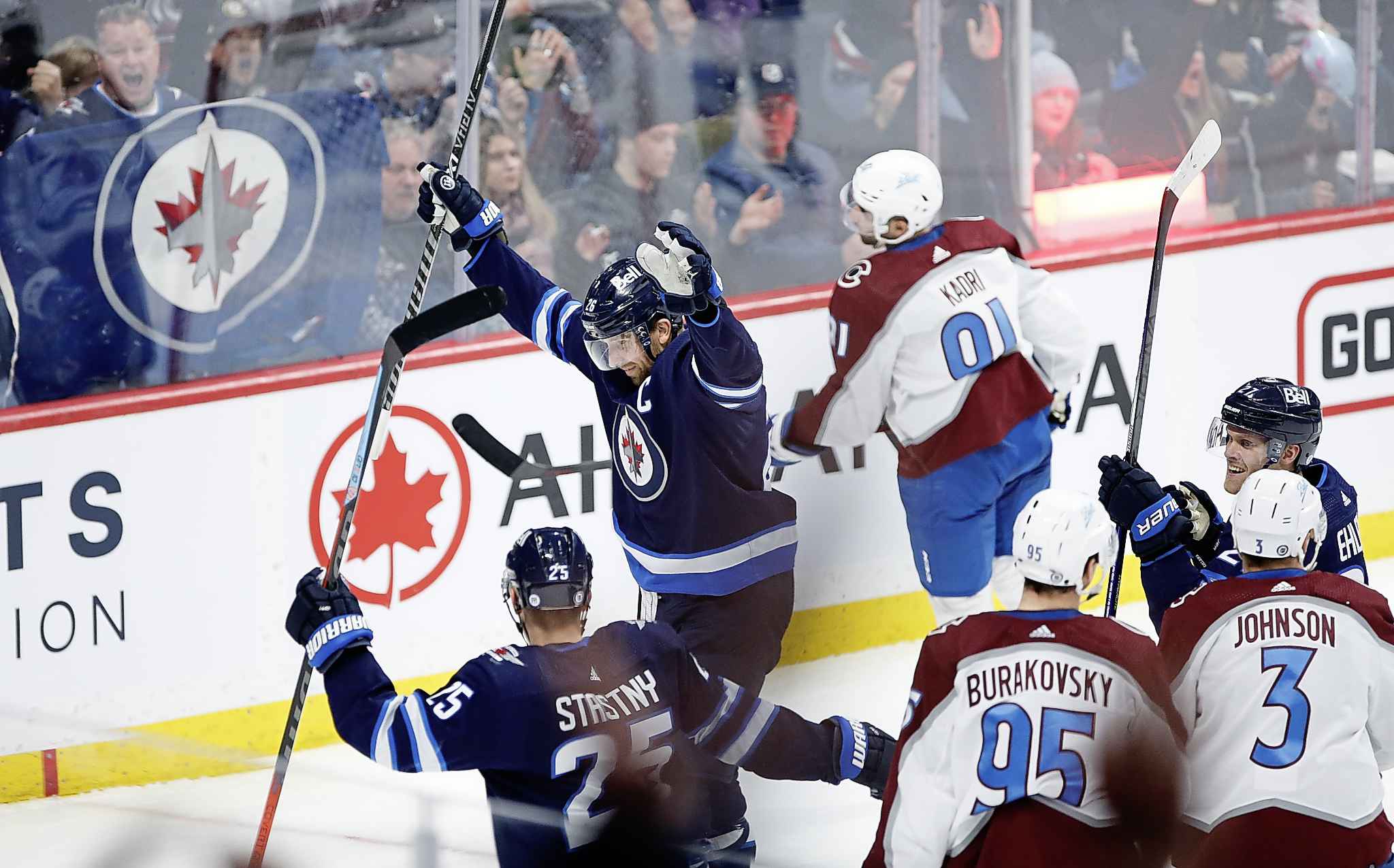 Winnipeg Jets captain Blake Wheeler won't play vs Avalanche (out