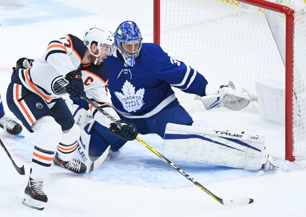 With some of the biggest superstars in the league, from Edmonton's Connor McDavid (above) to Toronto's Auston Matthews, there are going to be a lot of goals scored in Canada. (Nathan Denette / The Canadian Press files)
