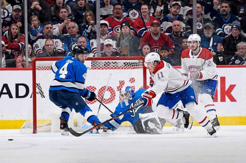 Laurent Brossoit is 4-4-0 with a 3.51 goals-against average and .888 save percentage. (Fred Greenslade / The Canadian Press)
