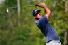Scottie Scheffler hits from the 12th tee during the first round of the BMW Championship golf tournament, Thursday, Aug. 27, 2020, at Olympia Fields Country Club in Olympia Fields, Ill. (AP Photo/Charles Rex Arbogast)