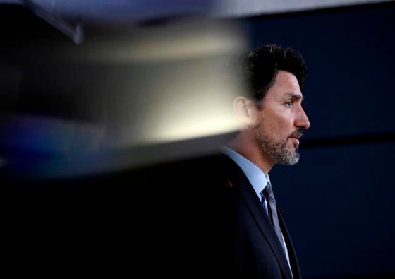Prime Minister Justin Trudeau speaks during a press conference in Ottawa on Saturday, Jan. 11, 2020.  THE CANADIAN PRESS/Justin Tang