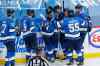 CP
Winnipeg Jets players celebrate Nikolaj Ehlers' game-winning goal against the Montreal Canadiens during overtime on Wednesday. THE CANADIAN PRESS/John Woods